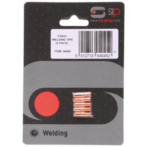 SIP 5pc 0.8mm M5 MIG Welding Contact Tips