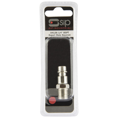 SIP Type 25 Euro Plug Adaptor 1/4" BSP Male Thread