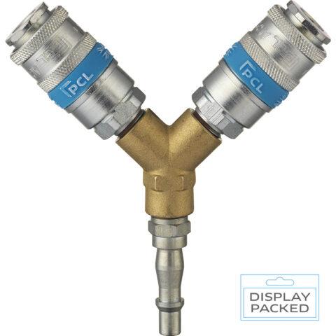 Airflow Twin Coupling to Standard Adaptor (Skin Packed)