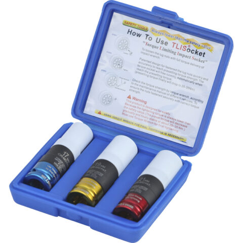 Torque Limiting 1/2in Alloy Wheel Socket Set