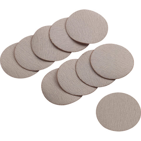 50mm (2") Sandpaper Discs Grade 240 (10 per Pack)