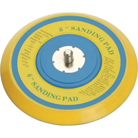 Sanding Pad 150mm (6") diameter, Velcro (1 per Pack)