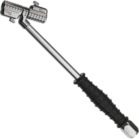 Tyre Valve Connector, Dual, Swivel, Female Thread Rp 1/4, Open End