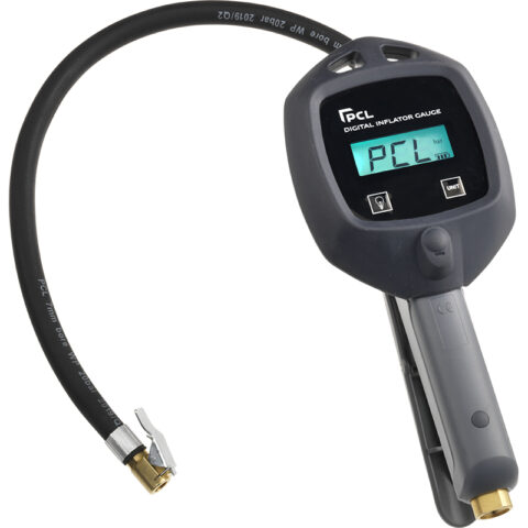 Digital Inflator Gauge 0.53m (21") Hose with Euro Connector