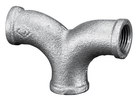 CRANE Twin Elbow BSPT Galv.