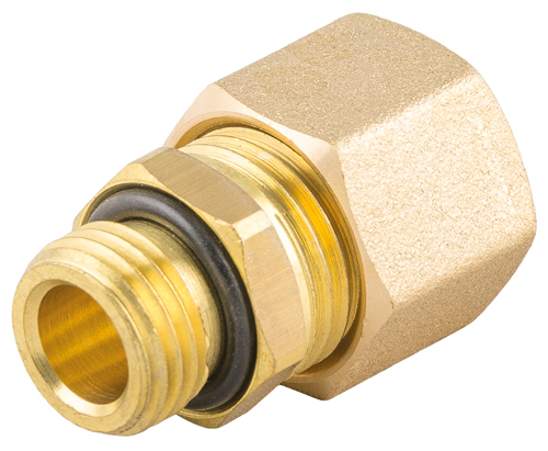 Straight Adaptor Male with Captive O-Ring