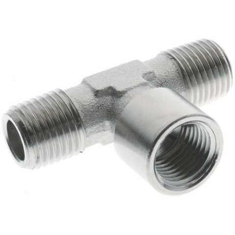Centre Leg Tee BSPT Male / BSPP Female