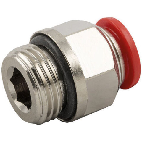 Straight Adaptor - BSPP Male with O-ring Seal