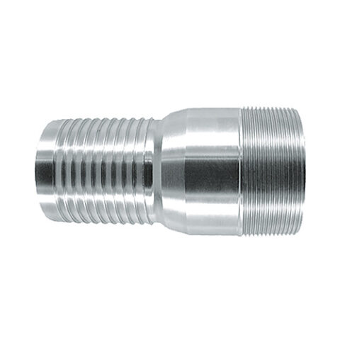 Plated Steel Combination Nipple BSPT Male