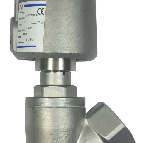 Stainless Steel Angle Seat Piston Valve