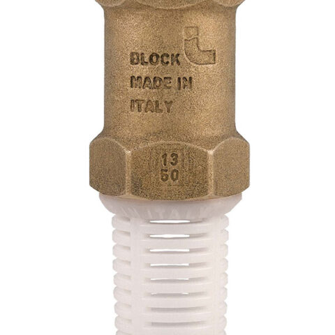 BLOCK Foot Valve BSPP Female