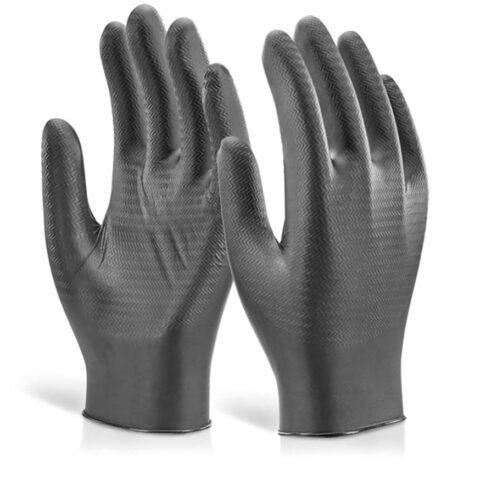 Nitrile Disposable Gripper Gloves