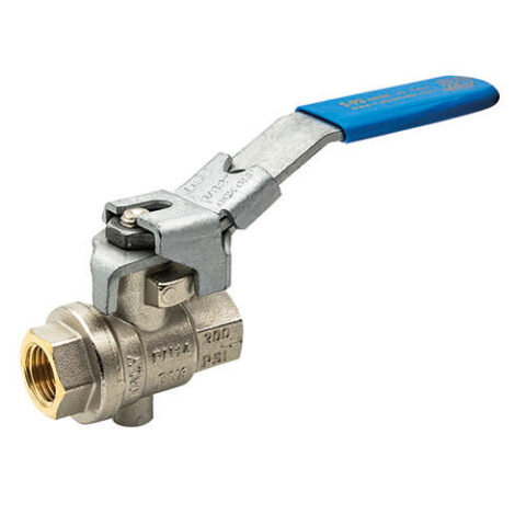 Venting Lockable Ball Valve - BSPP Female Brass