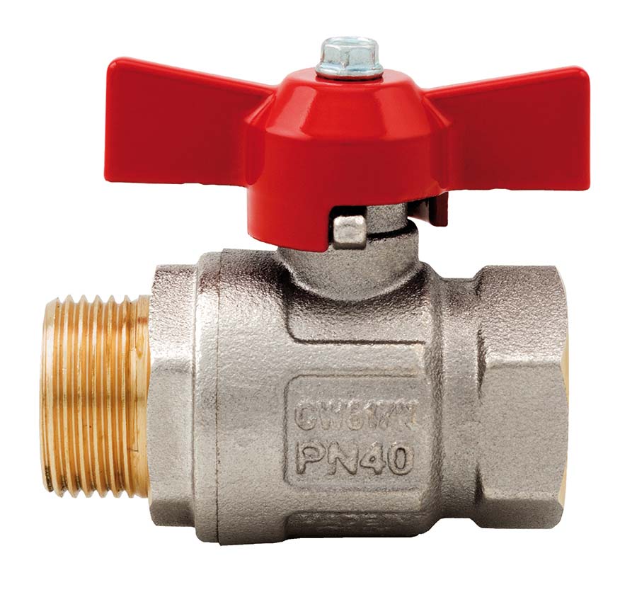 IDEAL Full Flow T Handle BSPP Male / BSPP Female