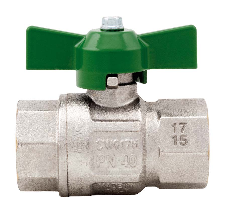 GREEN Full Flow T Handle BSPP Female