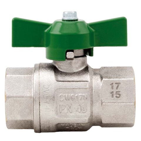 GREEN Full Flow T Handle BSPP Female