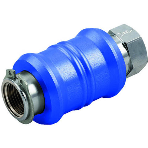 Slide Valve – Blue BSPP Female