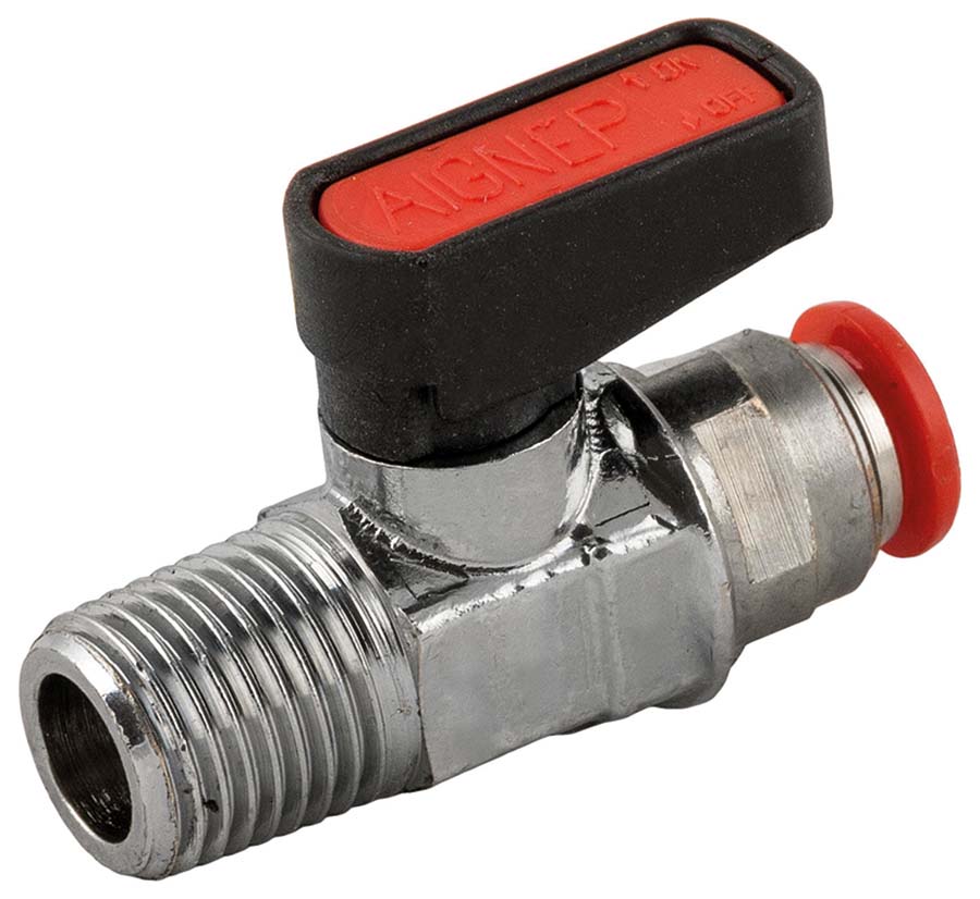 Push Fit Valve BSPT Male / Tube