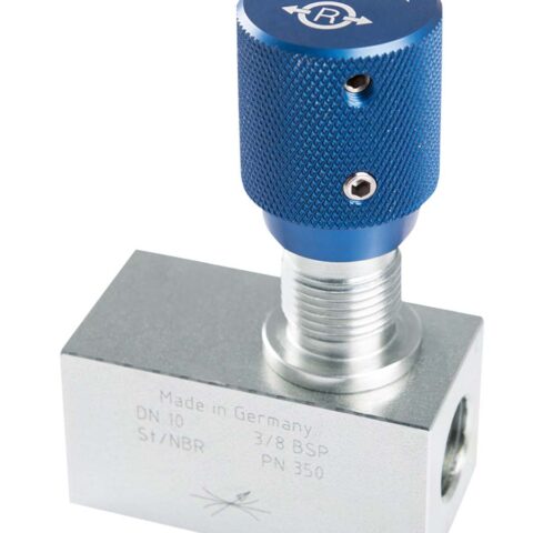 Flow Control Valve 1-Way BSPP Female - ISO 228-1