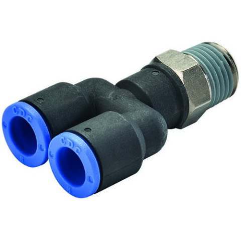 Swivel Y BSPT Male