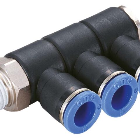 PHL - Triple Universal Elbow Male Thread