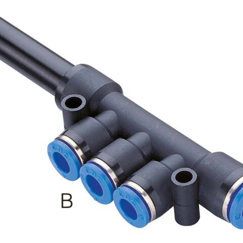 PKJ Plug-In Reducer Triple Branch Union