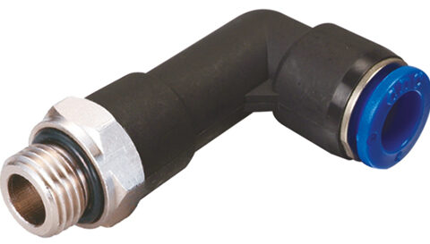 PLLP BSPP - Swivel Rotating Extended Male Elbow