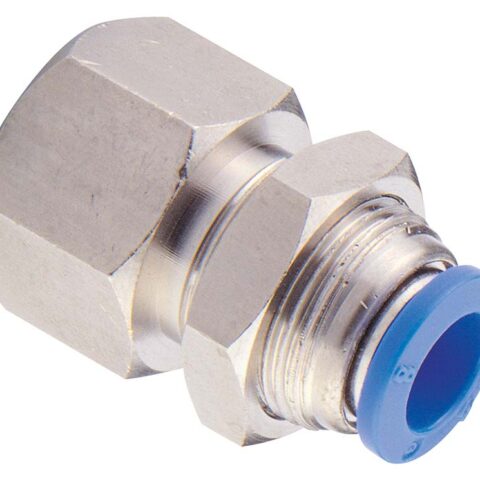 PMF BSPT Female Straight Bulkhead