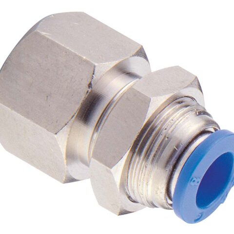 PMF BSPP Female Straight Bulkhead