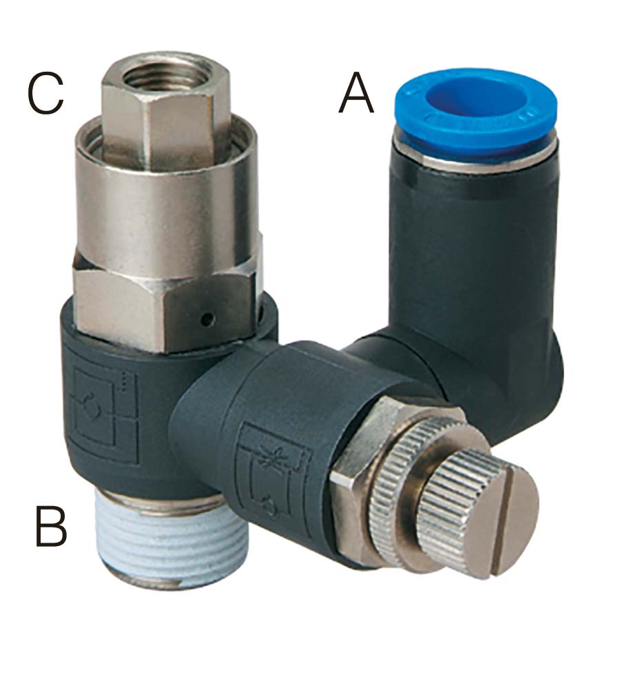 PVSC - Swivel Rotating With Pilot Check Valve
