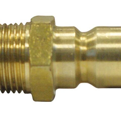 Unplated Brass Nipples BSPT Male