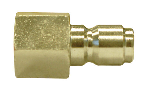 Unplated Brass Nipples BSPP Female