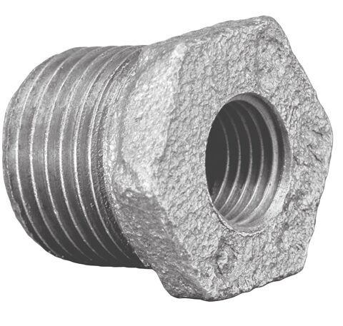 CRANE Hexagon Bush BSPT Galv.