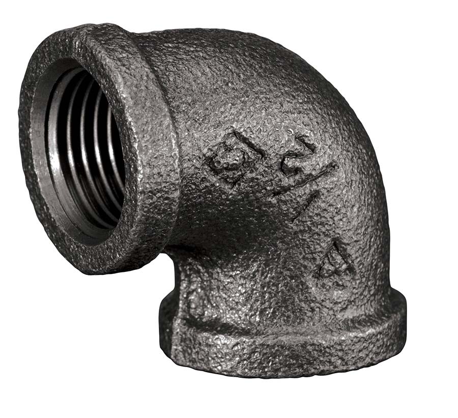 CRANE Female Reducing Elbow BSPT Black