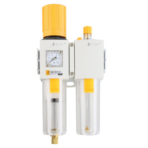EAC Filter / Regulator & Lubricator - Auto Drain with Bracket & Square Gauge