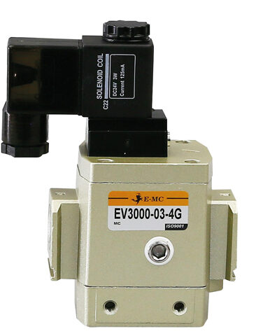 Electronic 3/2 Shut-Off Valve Lockable 24 V DC