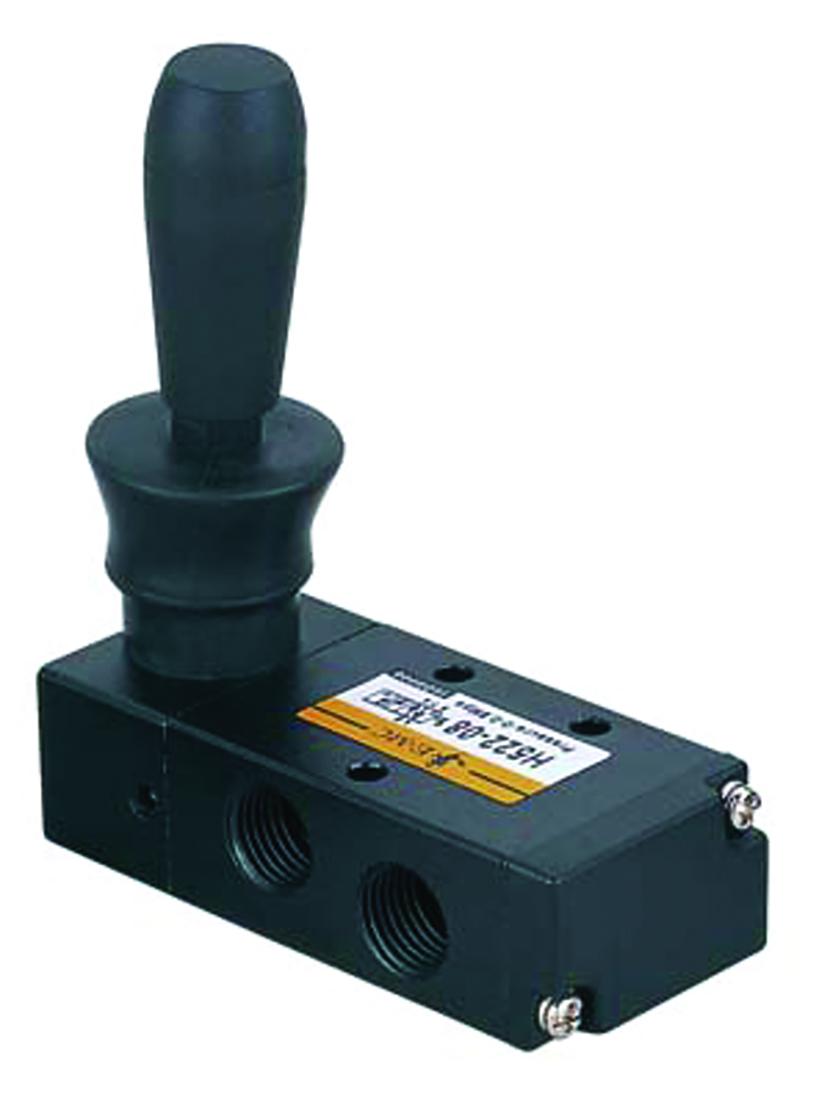 5/3 Lever / Spring / Lever - Manual - Pressured Centres