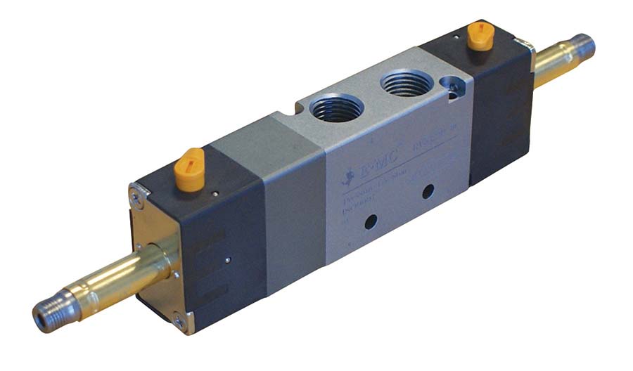 RV Series 5/3 Double Solenoid Pressure Exhaust