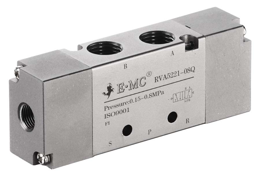 RV Series Pilot Valve 5/3 Double Pilot Centre Closed