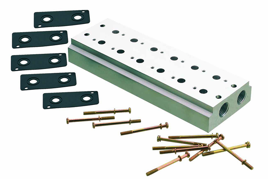 RV Series Manifold for use with 3/2 Valves
