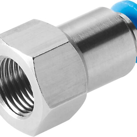QSF Straight BSPP Female with External Hex (Sold in Qtys of 10)