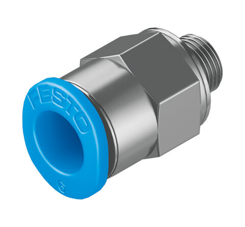QSM - Straight Metric Male With External hex (Sold in Qtys of 10)
