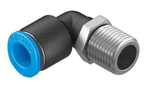 QSML - 360 deg Swivel Elbow BSPT Male With External Hex (Sold in Qtys of 10)