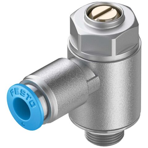 GRLA-QS-MF One-Way Flow Control Valve for Exhaust Air