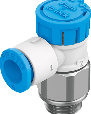 One-way Flow Control Valve - BSPT Male - For Exhaust Air