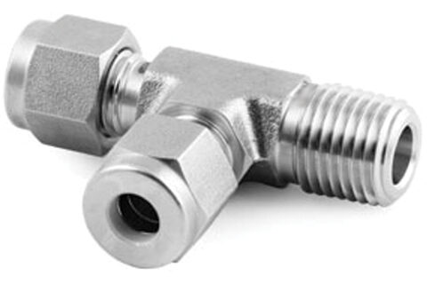 Run Tee - NPT Male - Metric
