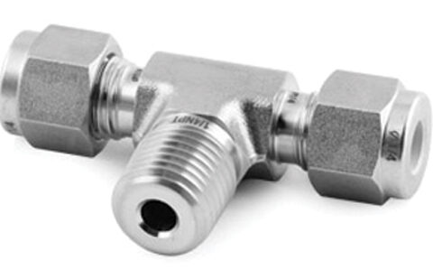 Branch Tee - NPT Male - Metric