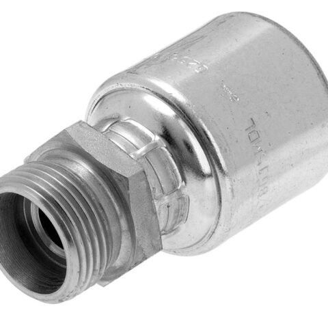 Straight 24 deg Inverted Cone - Metric Parallel Male