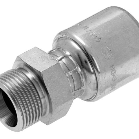 Straight 24 deg Inverted Cone - Metric Parallel Male