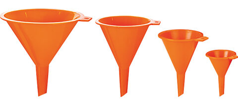 4 Piece Plastic Funnel Set